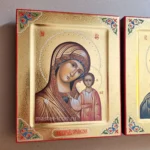 Казанская рукописная икона Божьей Матери
